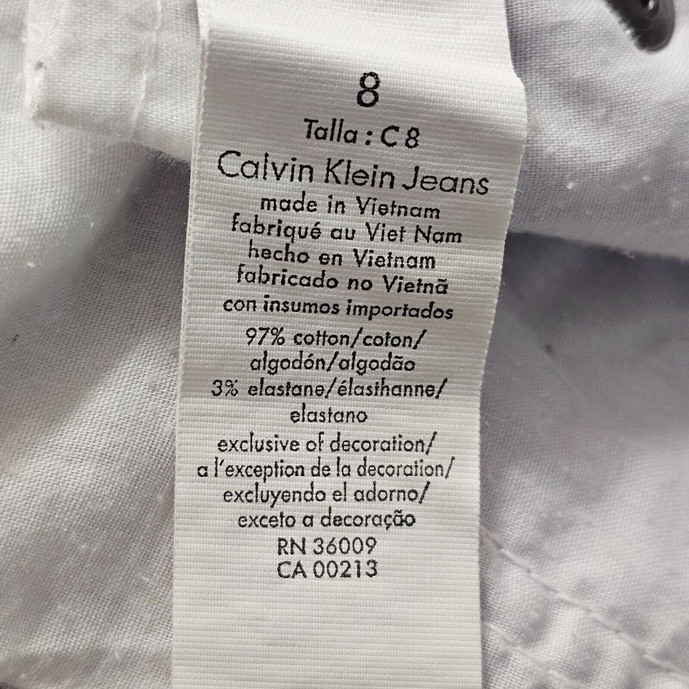 Calvin Klein Jeans Women's Size 8 Light Gray Skinny Crop Mid Rise Stretch Pocket - Picture 9 of 15